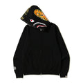 BAPE Black Tiger Shark Full-Zip Hoodie ¡ª front