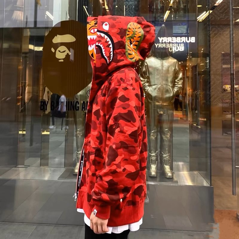 BAPE Shark Camo Full-Zip Hoodie ¡ª context