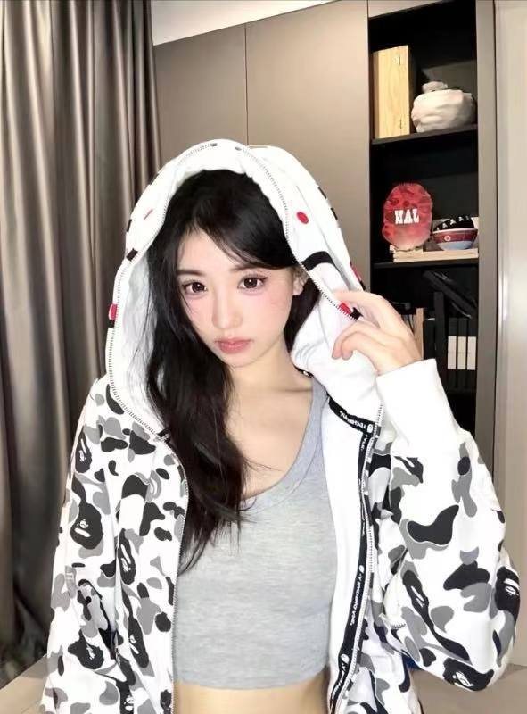 BAPE Shark Camo Full-Zip Hoodie ¡ª context