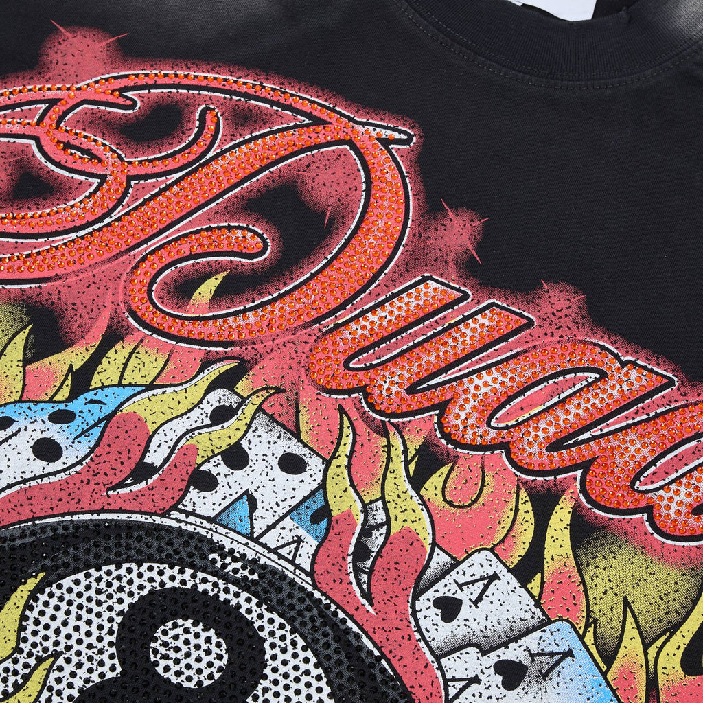 DUAA Risk Graphic Short-Sleeve T-Shirt ¡ª detail