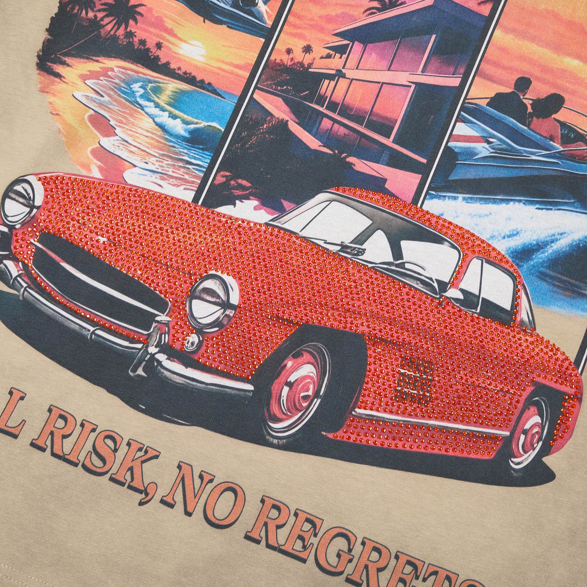 DUAA All Risk Car Graphic T-Shirt ¡ª detail