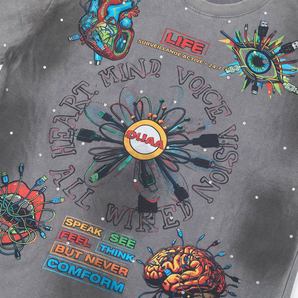 DUAA New Age Graphic T-Shirt ¡ª detail