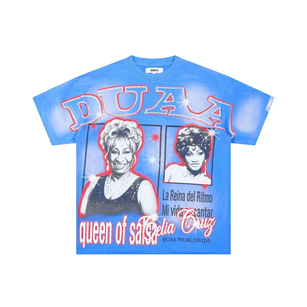 DUAA Blue Graphic Short-Sleeve T-Shirt ¡ª hero
