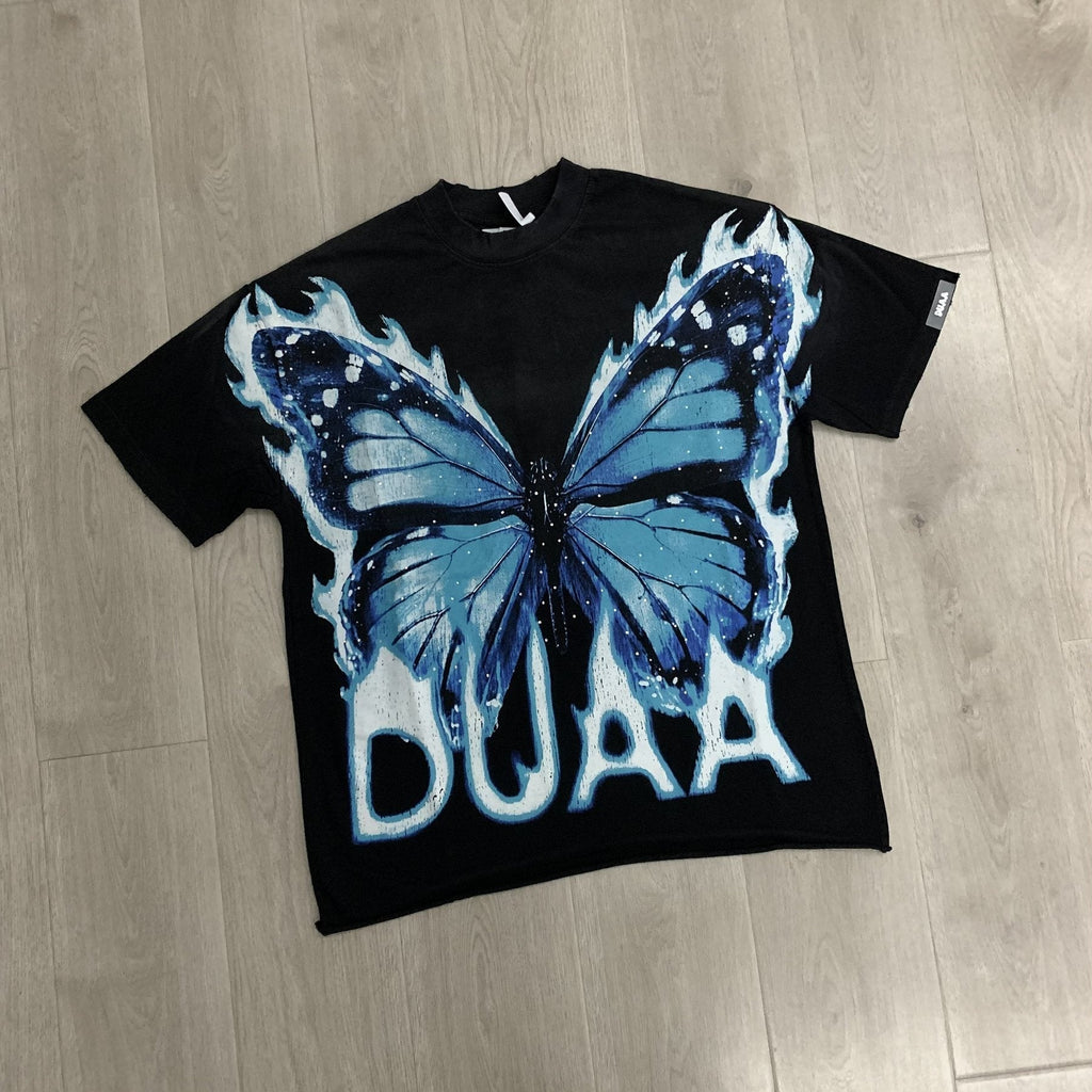 DUAA Butterfly Graphic Short-Sleeve T-Shirt ¡ª front