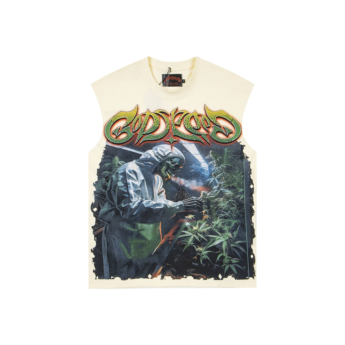 Godspeed Legalized Panther Graphic Sleeveless T-Shirt ¡ª hero