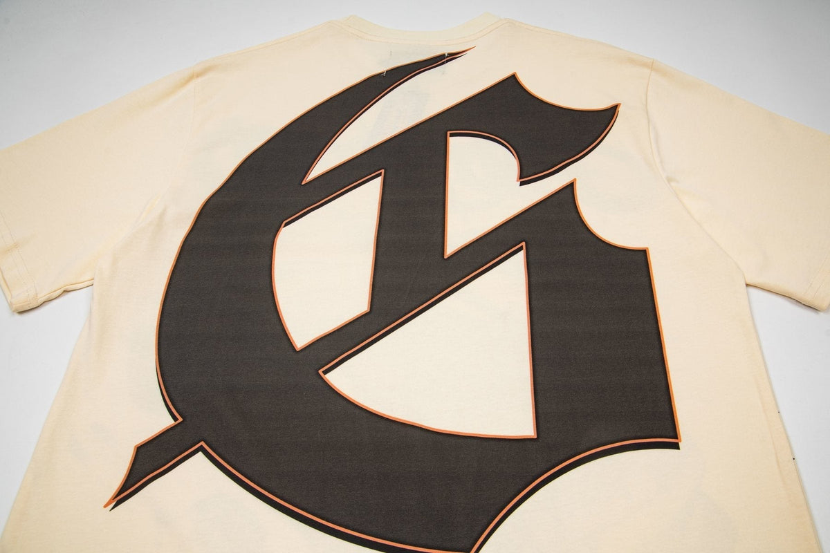 Godspeed Cream Car Graphic Short-Sleeve T-Shirt ¡ª detail