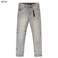 Amiri Light Blue Distressed Slim Jeans ¡ª hero