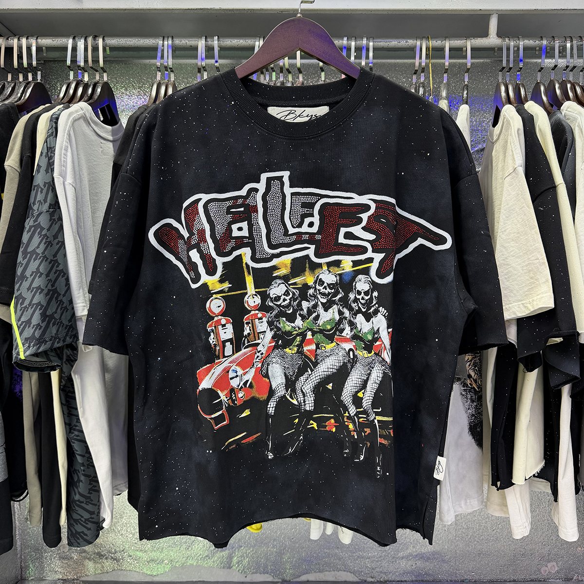 BKYS Revival Hellfest Speckle Graphic T-Shirt ¡ª context