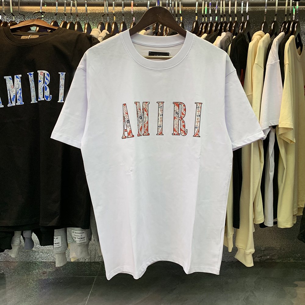 AMIRI Paisley Graphic Short-Sleeve T-Shirt ¡ª context