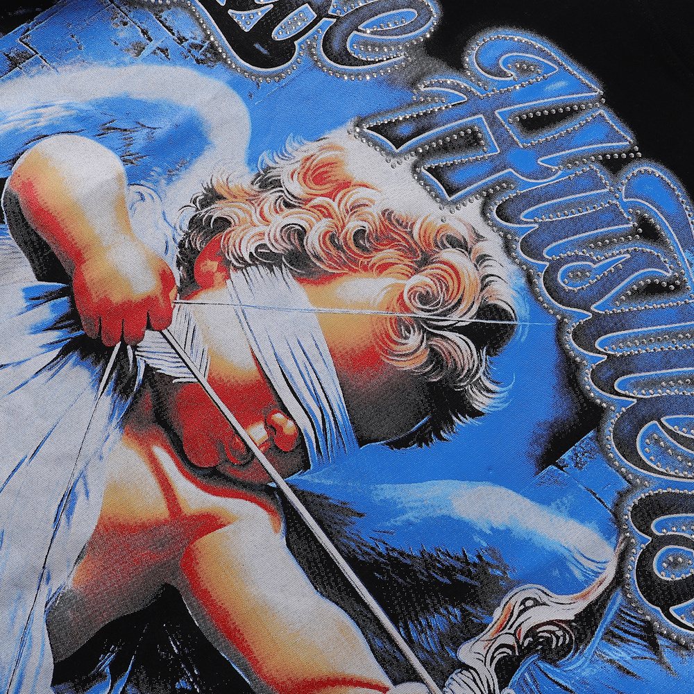 Life Hustlere Masked Angel Archer Graphic T-Shirt ¡ª detail