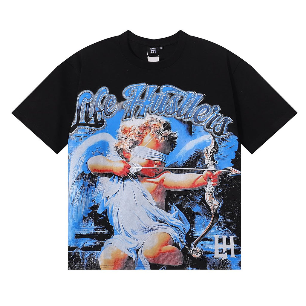 Life Hustlere Masked Angel Archer Graphic T-Shirt ¡ª hero
