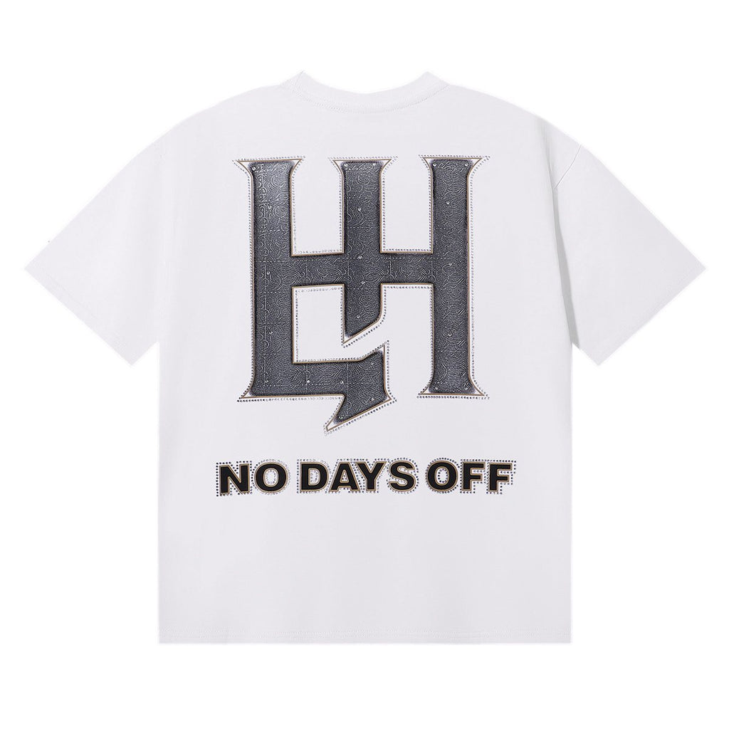 Life Hustlere Praying Angel Rhinestone Graphic T-Shirt ¡ª back