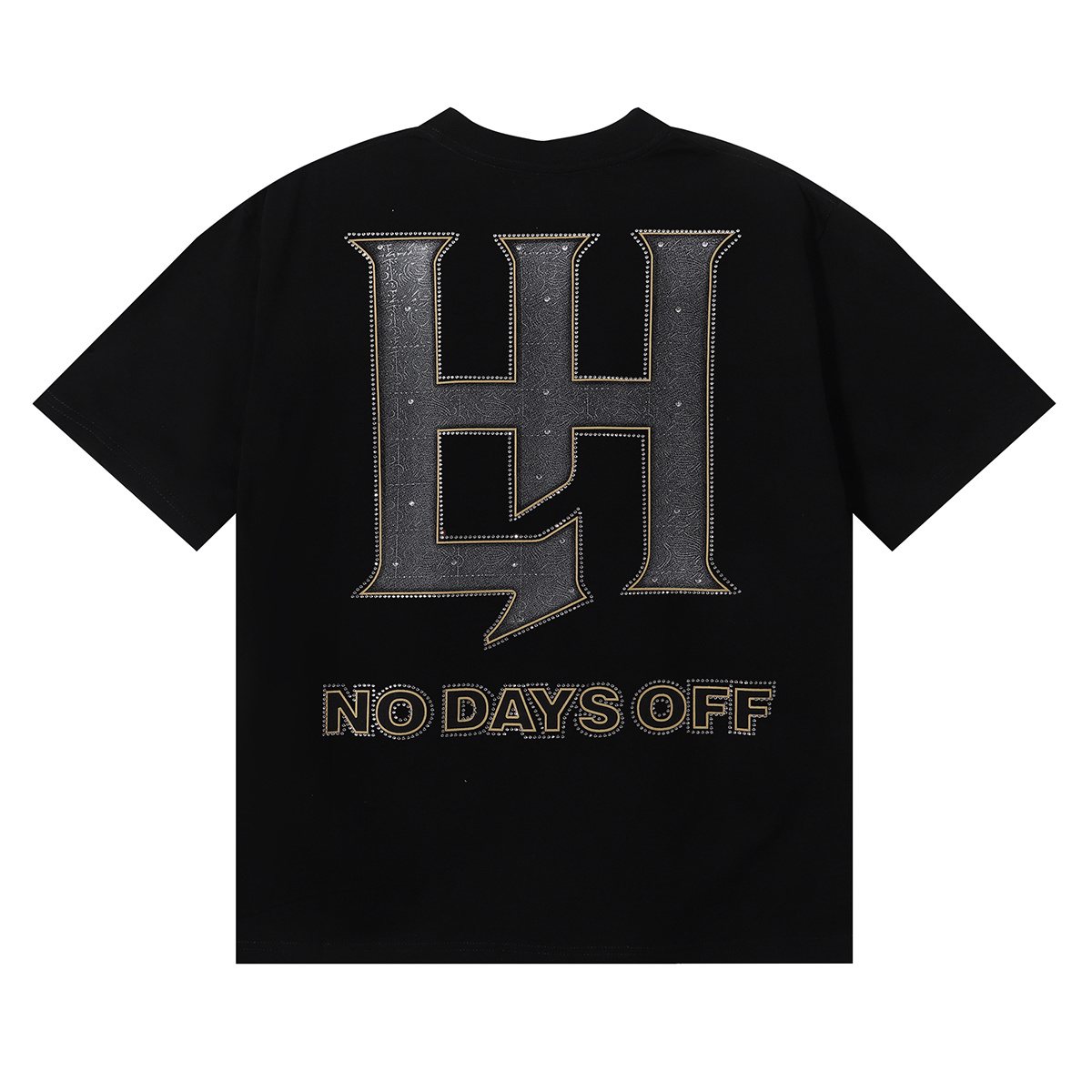 Life Hustlere Praying Angel Rhinestone Graphic T-Shirt ¡ª back