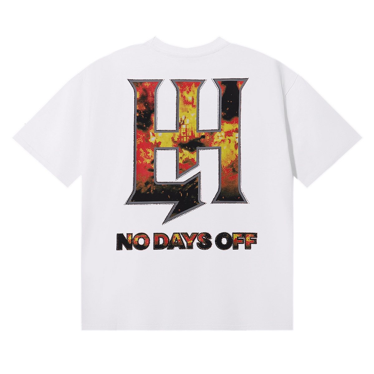 Life Hustlere Masked Angel Graphic Short-Sleeve T-Shirt ¡ª back