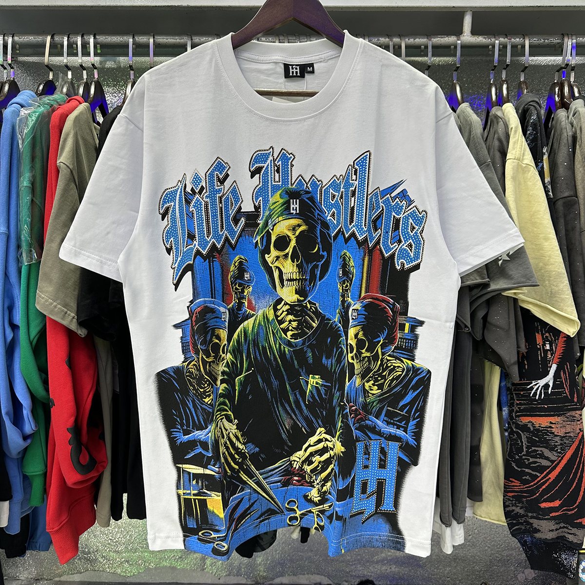 Life Hustlere Skull Doctor Graphic T-Shirt ¡ª context