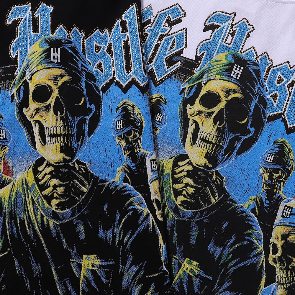 Life Hustlere Skull Doctor Graphic T-Shirt ¡ª detail