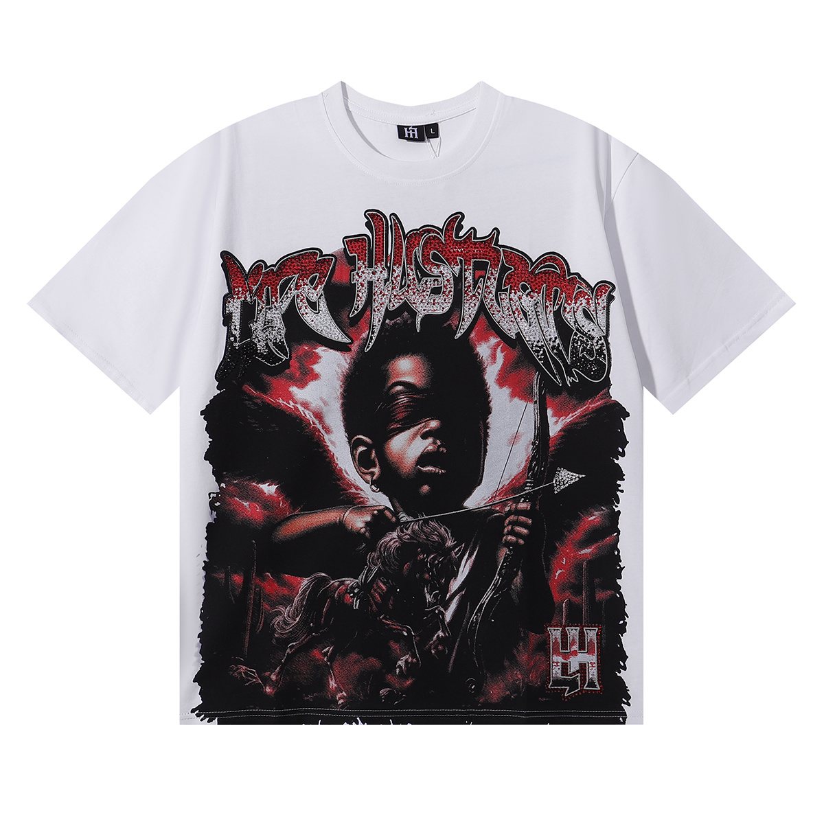 Life Hustlere Warrior Girl Graphic T-Shirt ¡ª front