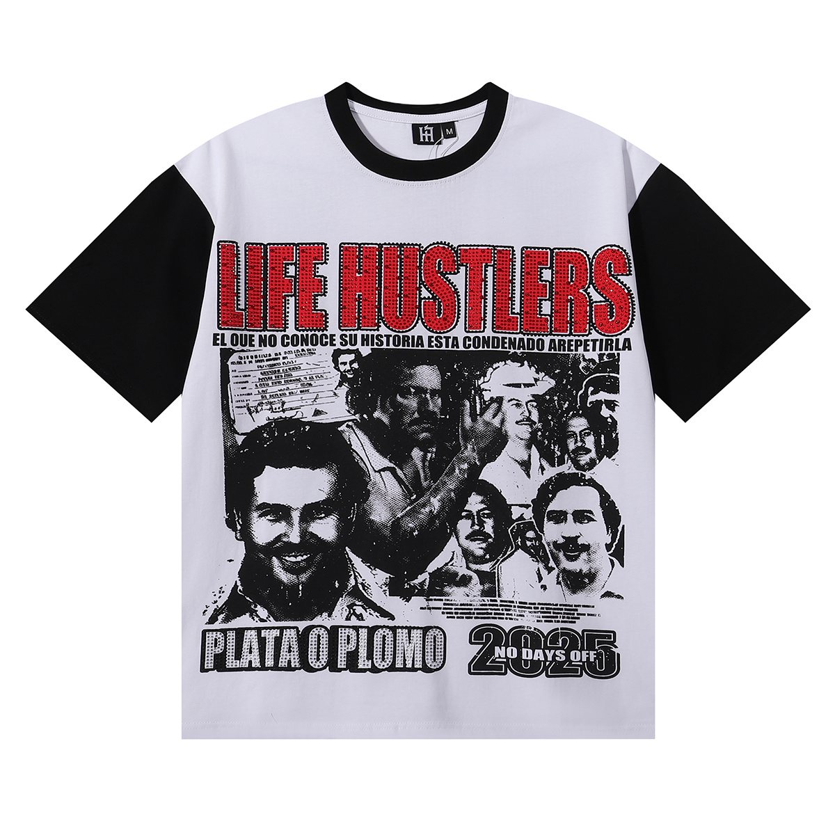 Life Hustlere Plata o Plomo Graphic T-Shirt ¡ª hero
