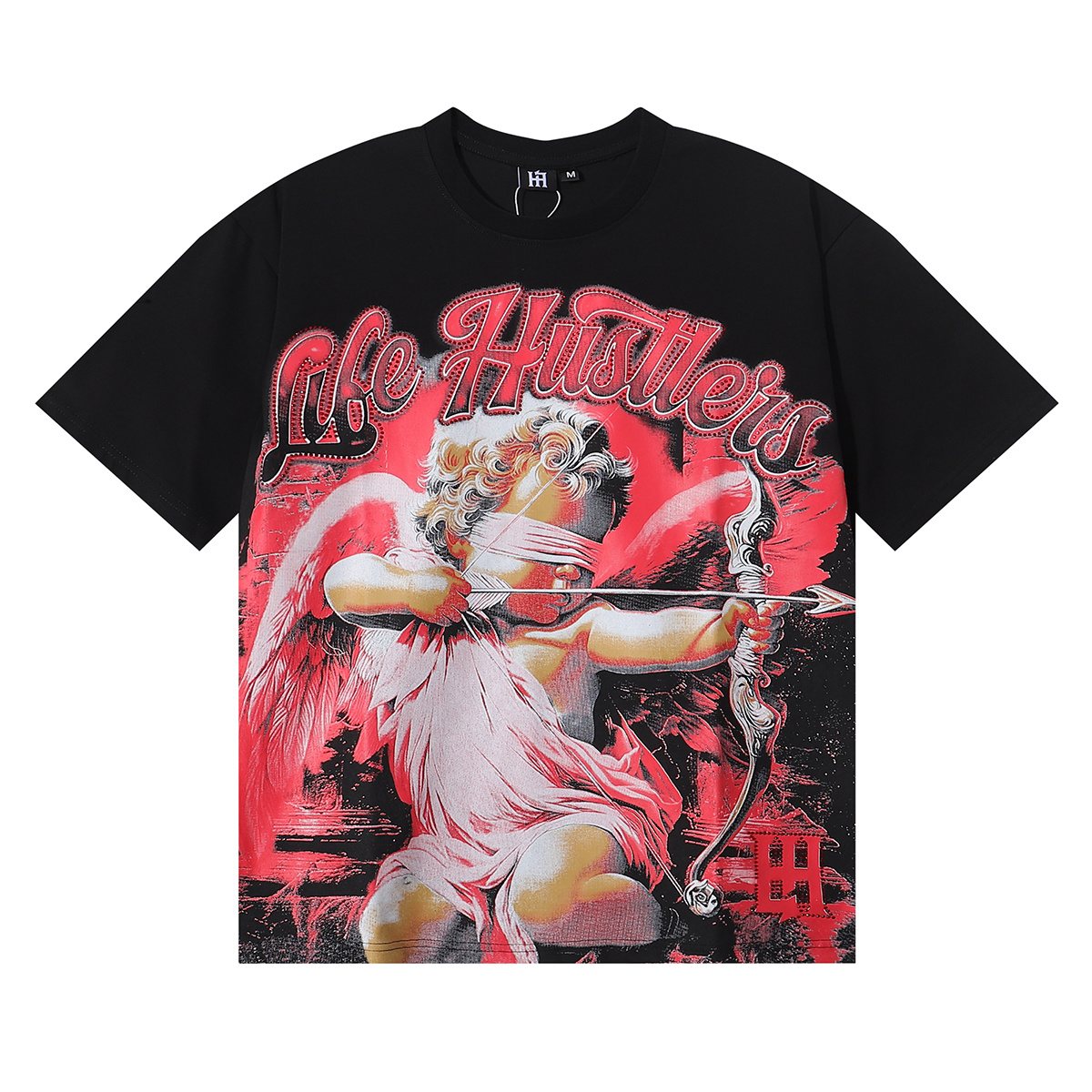 Life Hustlere Bling Cupid Archer Graphic T-Shirt ¡ª front