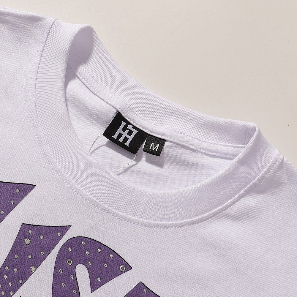 Life Hustlere Sexy Astronaut Rhinestone-Style Graphic T-Shirt ¡ª neck_label