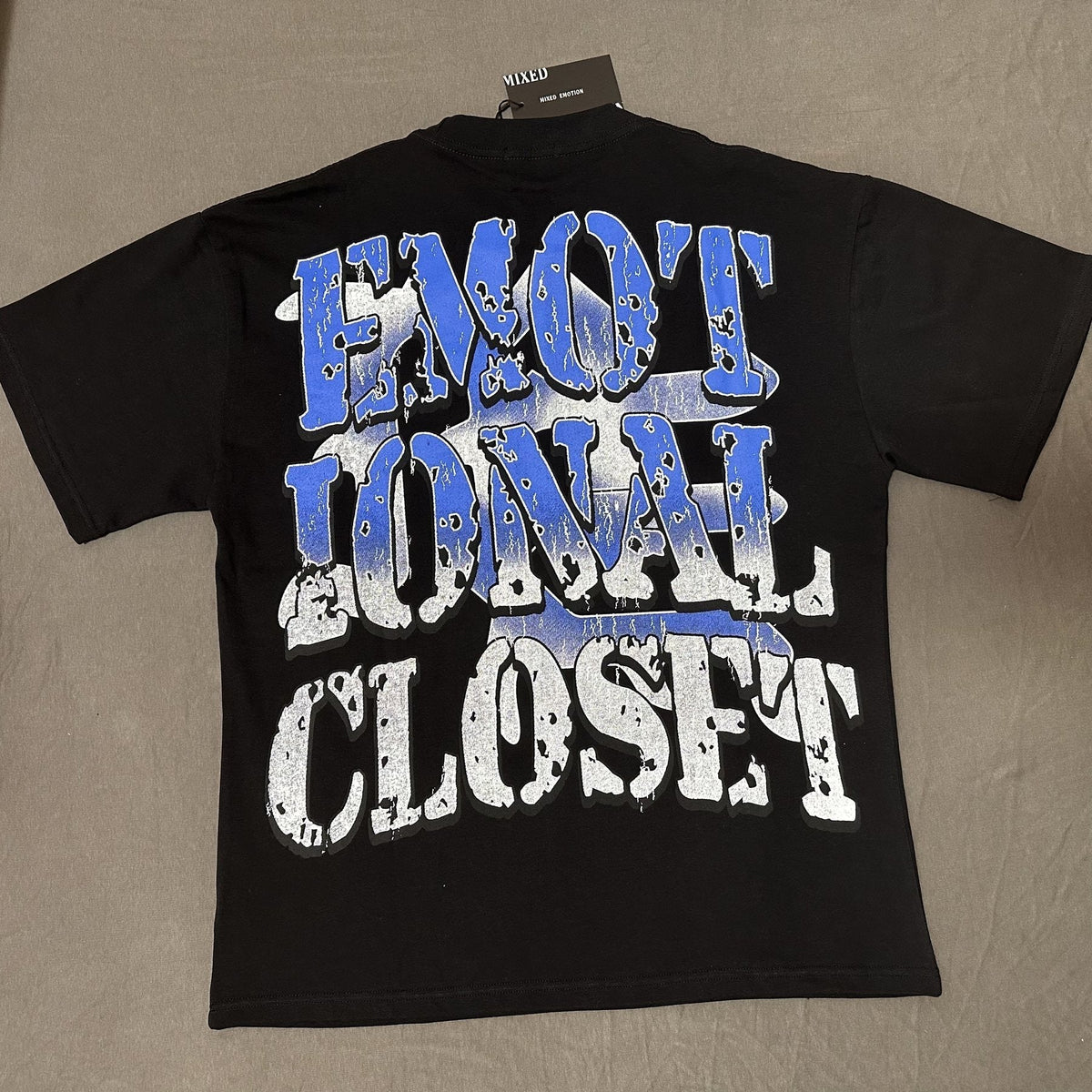 MIXED EMOTION Motorcycle Graphic T-Shirt ¡ª back