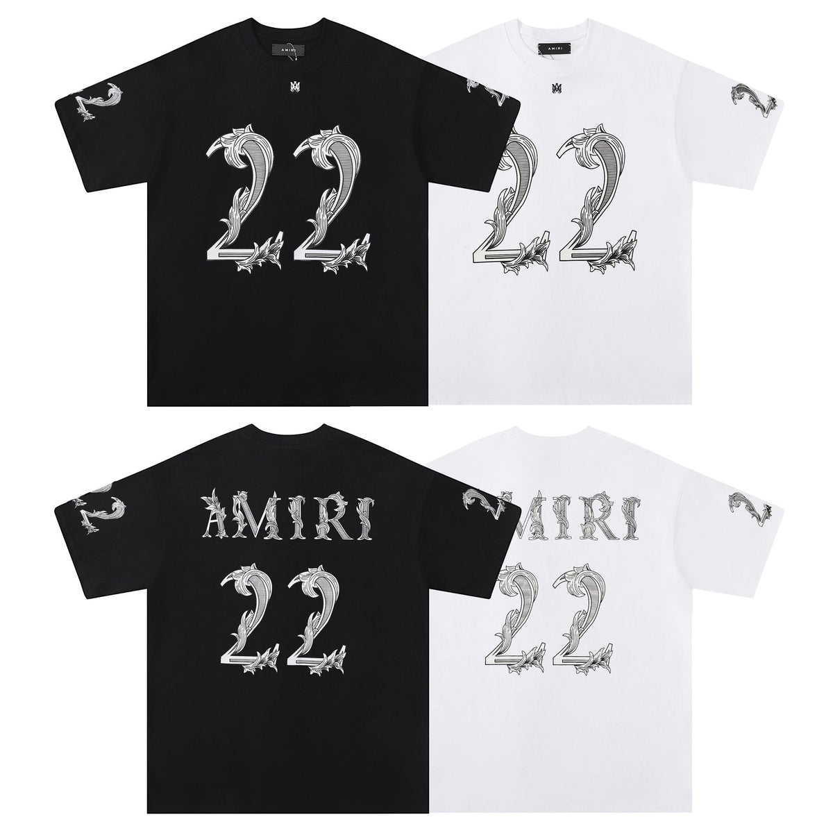 AMIRI Number Graphic Short-Sleeve T-Shirt ¡ª comparison