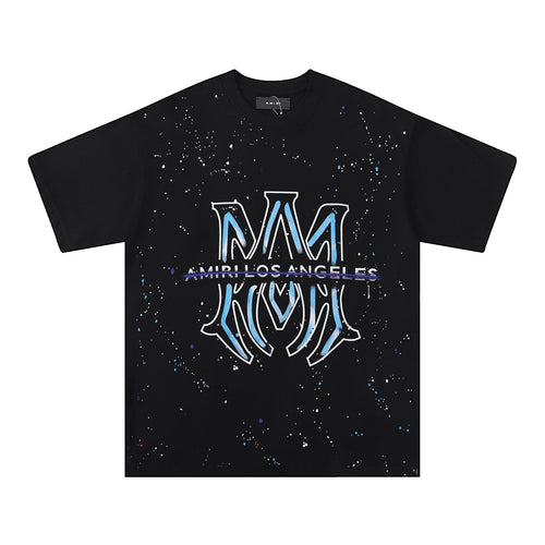 AMIRI Los Angeles Paint-Splatter Graphic T-Shirt ¡ª front