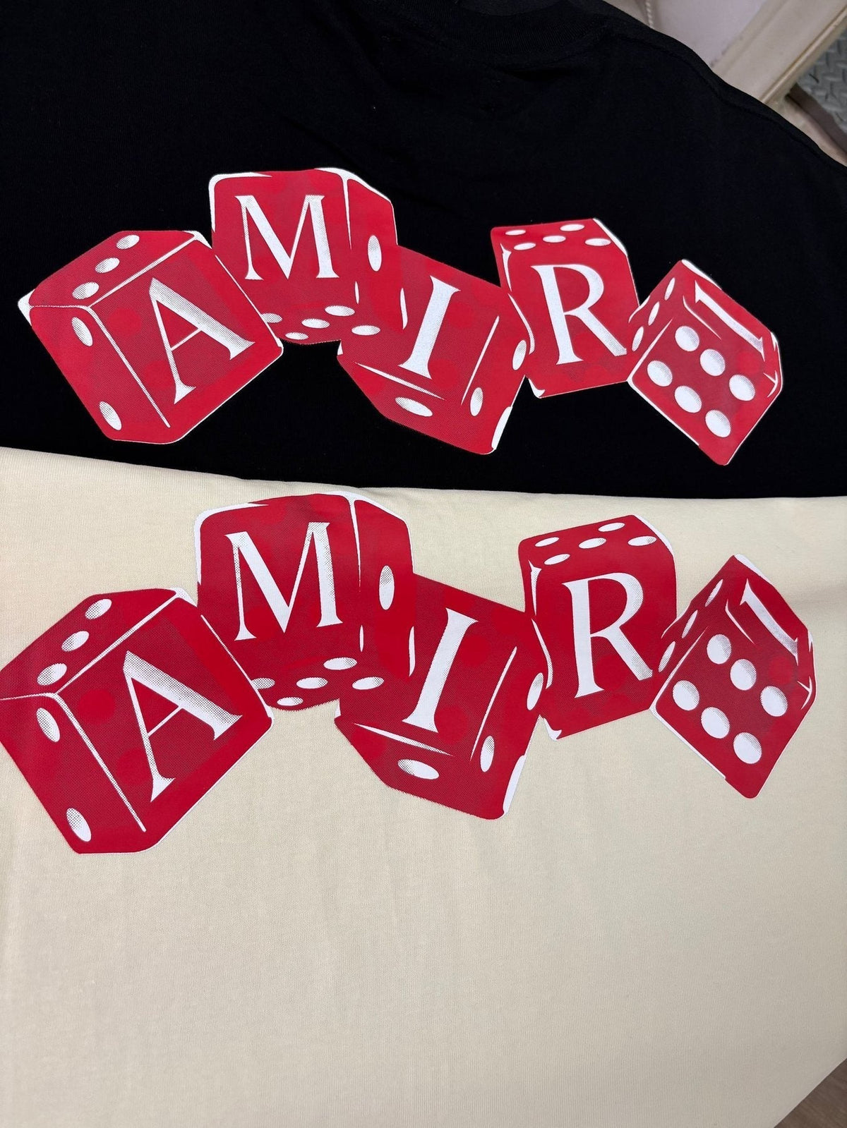 AMIRI Dice Letter Graphic T-Shirt ¡ª detail