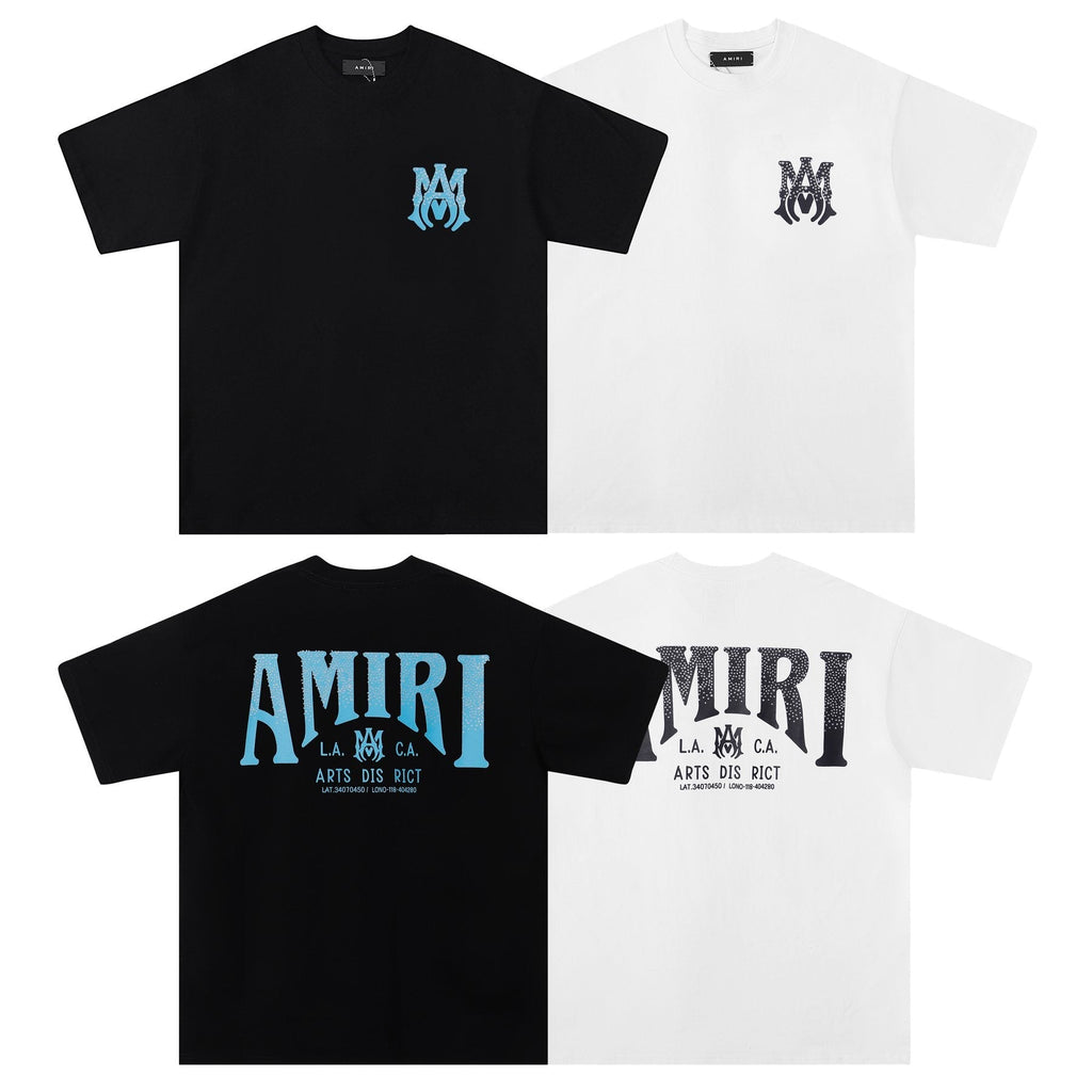 AMIRI Silver Letter Graphic Short-Sleeve T-Shirt ¡ª comparison
