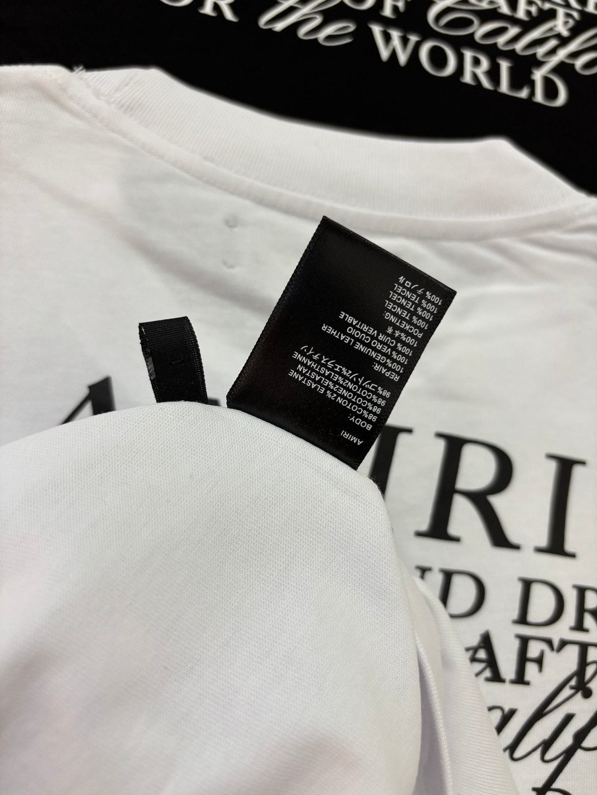 AMIRI Letter Graphic Short-Sleeve T-Shirt ¡ª neck_label