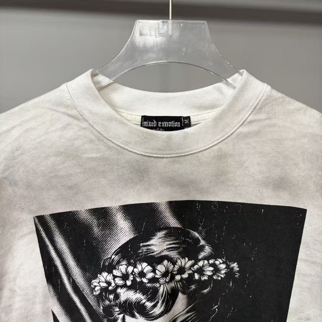 MIXED EMOTION Cherub Graphic Short-Sleeve T-Shirt ¡ª detail