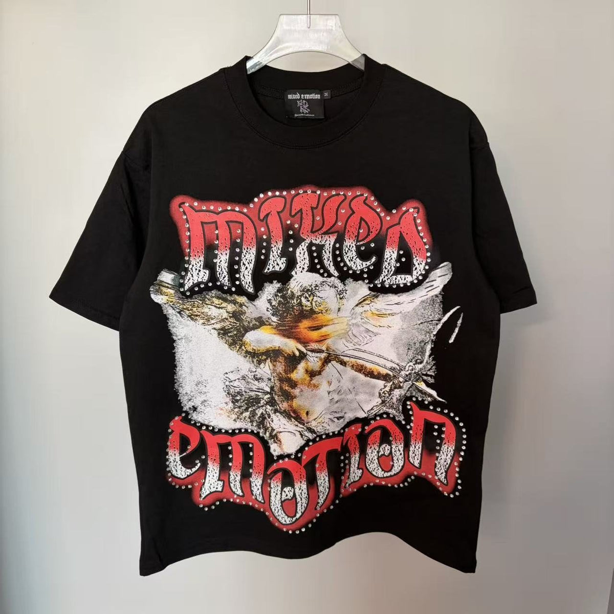 MIXED EMOTION Studded Wing Graphic T-Shirt ¡ª hero