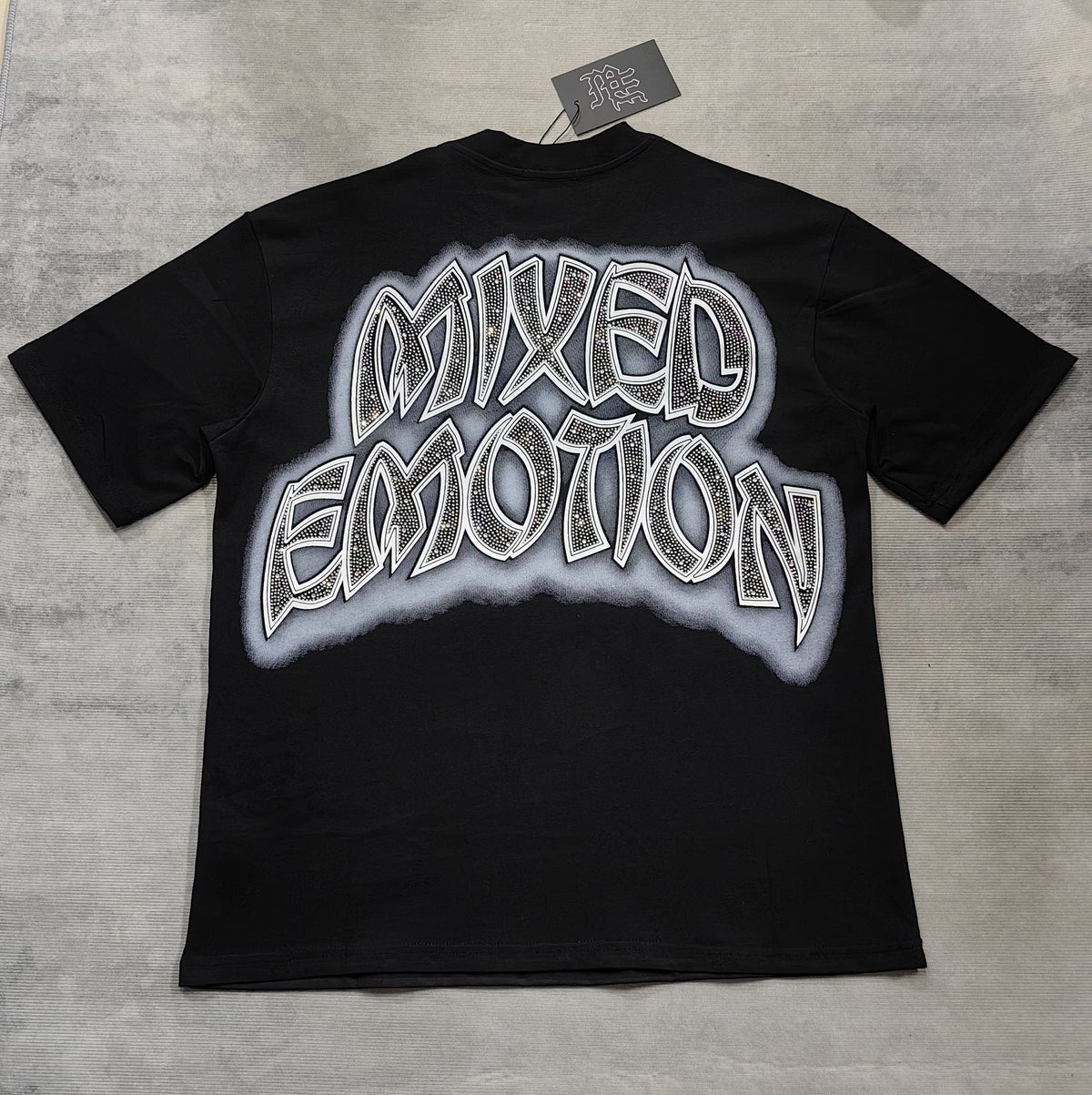 MIXED EMOTION Cherub Rhinestone Graphic T-Shirt ¡ª hang_tag
