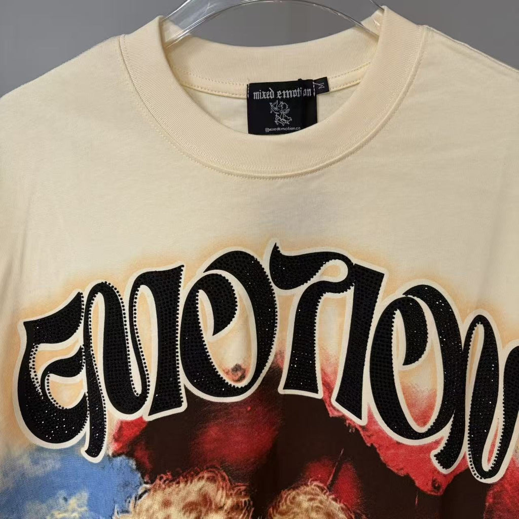 MIXED EMOTION Cherub Graphic T-Shirt ¡ª detail