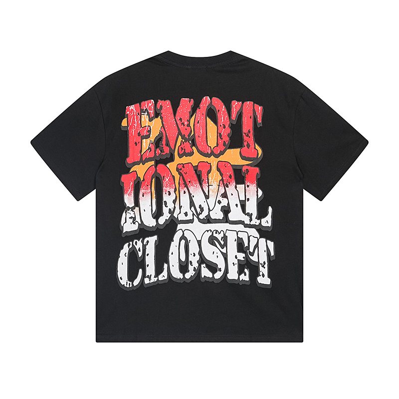 MIXED EMOTION Cowboy Graphic Short-Sleeve T-Shirt ¡ª back