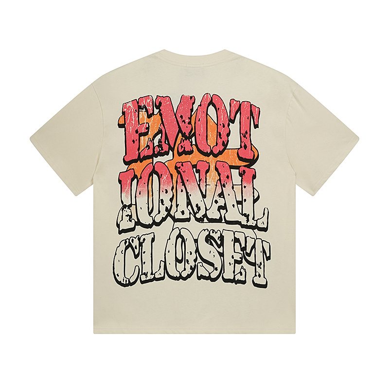 MIXED EMOTION Cowboy Graphic Short-Sleeve T-Shirt ¡ª back