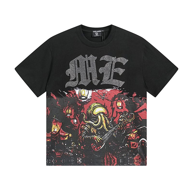 MIXED EMOTION Gothic Illustrated Graphic T-Shirt ¡ª hero