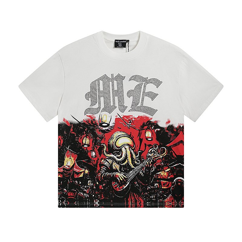 MIXED EMOTION Gothic Illustrated Graphic T-Shirt ¡ª front