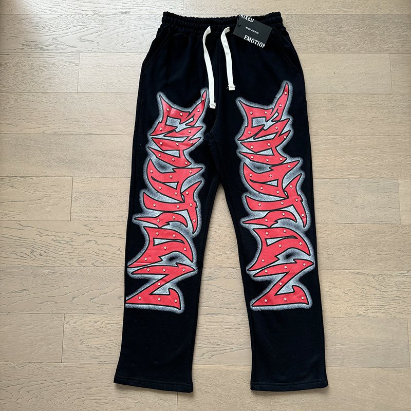 MIXED EMOTION Graphic Sweatpants ¡ª front