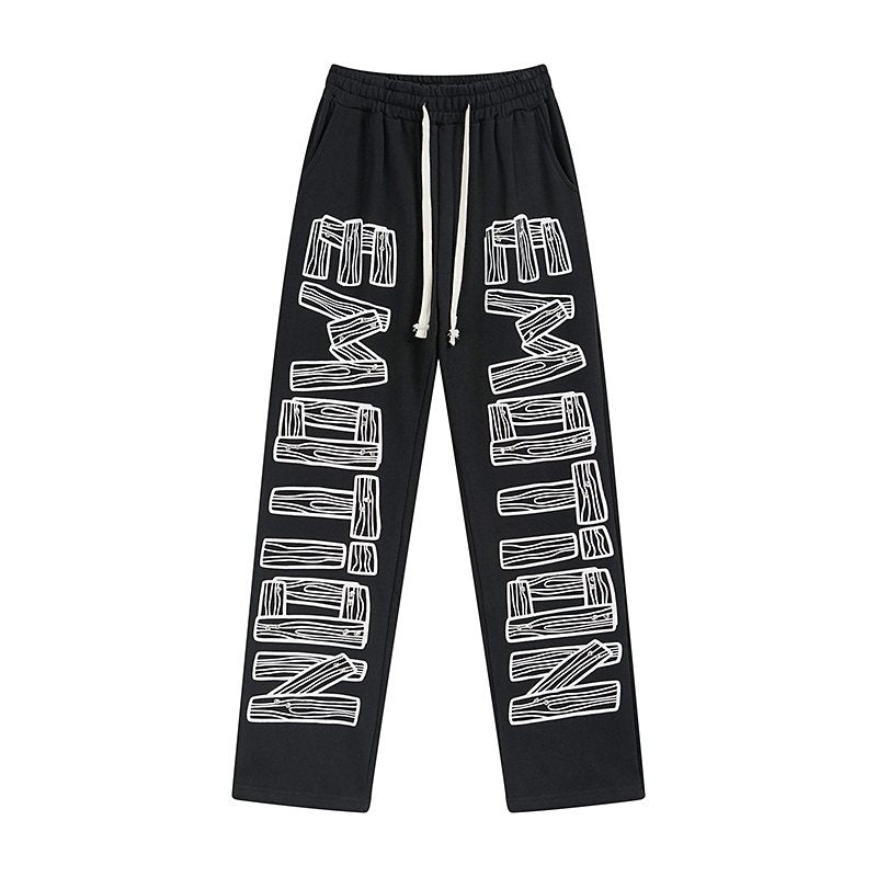 MIXED EMOTION Diamond Graphic Pants ¡ª hero