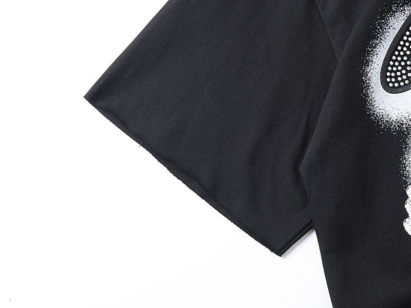 Mixed Emotion Angel Graphic Short-Sleeve T-Shirt ¡ª detail