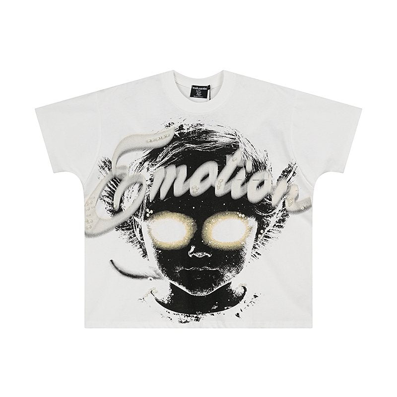 Mixed Emotion Portrait Graphic T-Shirt ¡ª hero