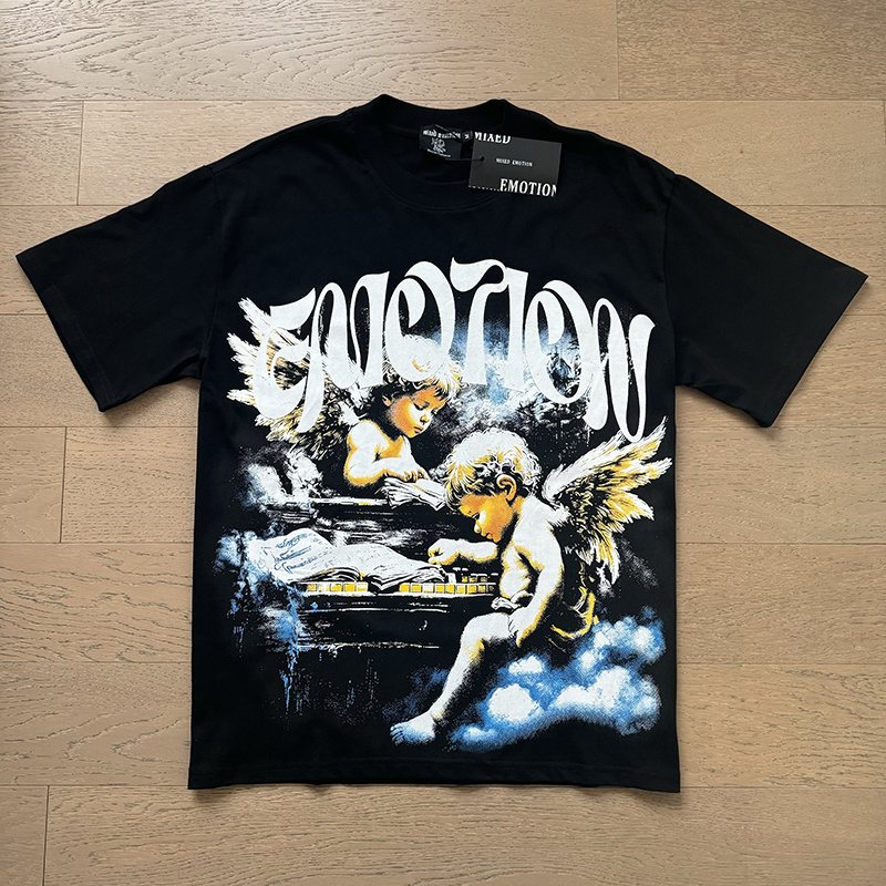 MIXED EMOTION Cherub Graphic T-Shirt ¡ª front