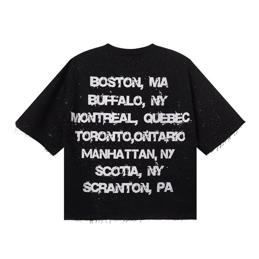 BKYS Revival No Discipline Rhinestone Graphic T-Shirt ¡ª back