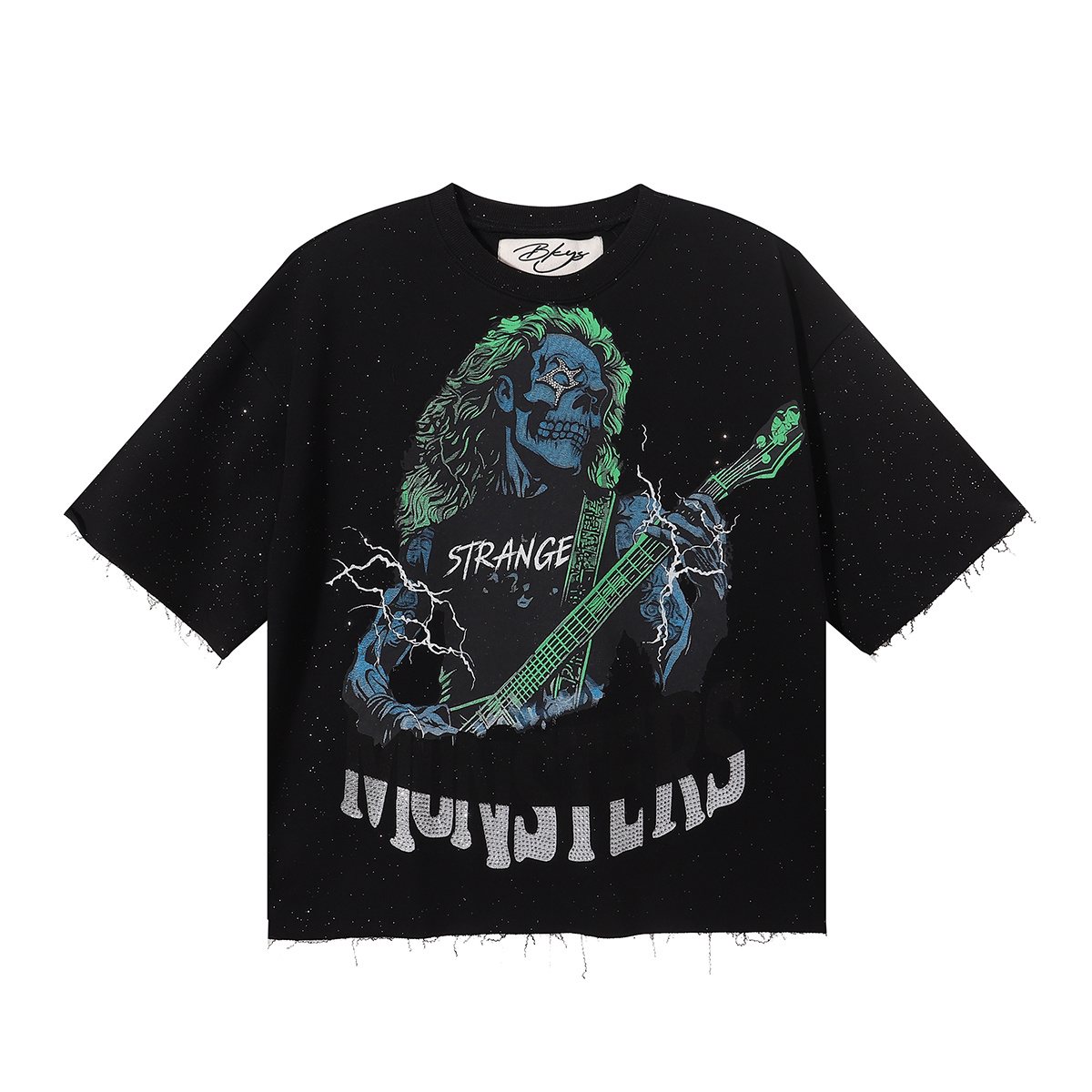 BKYS Revival No Discipline Rhinestone Graphic T-Shirt ¡ª hero