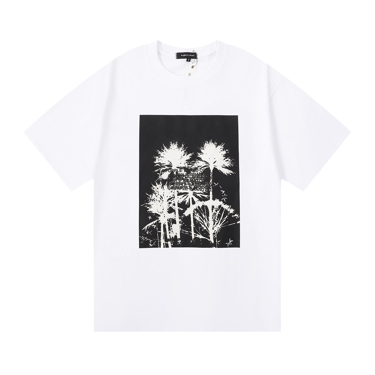 Purple Brand Palm Tree Graphic Short-Sleeve T-Shirt ¡ª front