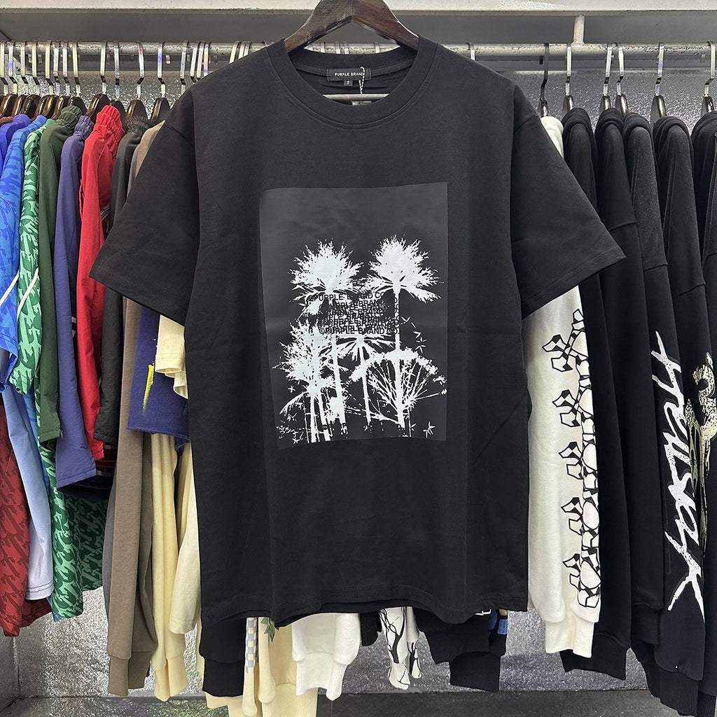 Purple Brand Palm Tree Graphic Short-Sleeve T-Shirt ¡ª context