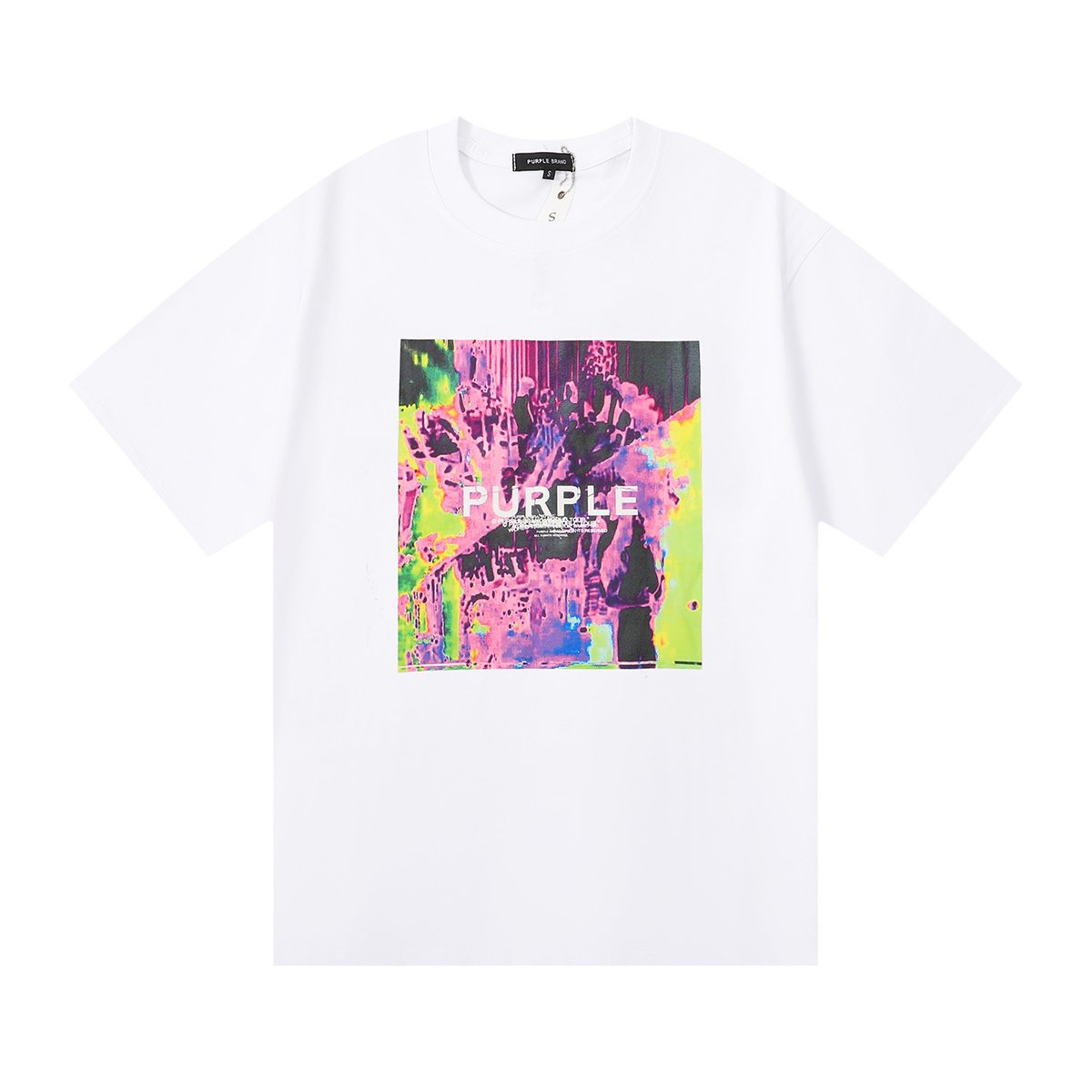Purple Brand Abstract Graphic T-Shirt ¡ª front