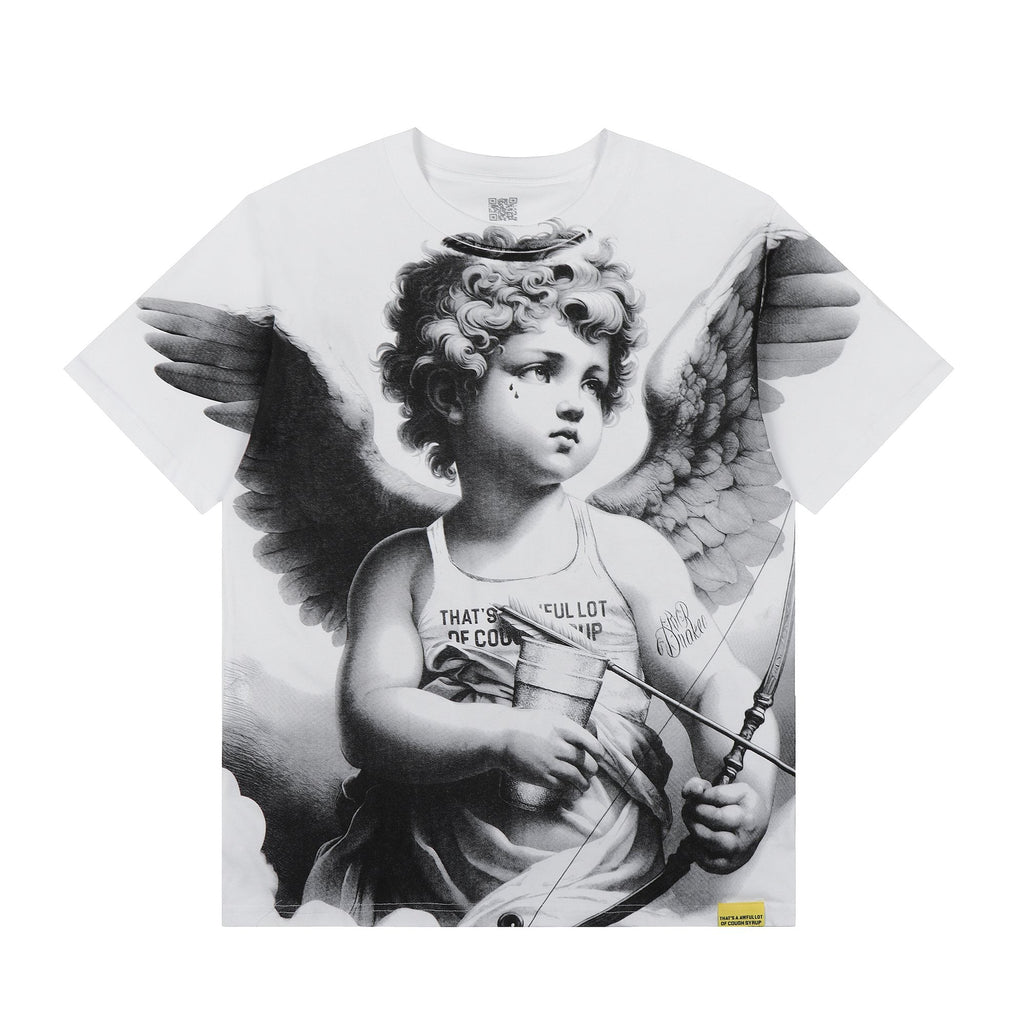 THAT'S A AWFUL LOT OF COUGH SYRUP Cherub Graphic T-Shirt ¡ª hero