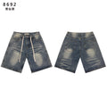 VALE SPORTS DIVISION Rhinestone Starburst Denim Shorts ¡ª hero